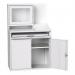 Computer Workstation - Light Grey 414851