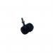 Furniture Castor, 35 mm Dia., Nylon Tyre,braked - Low Height (8 X 1510 Threaded Stem) 414864