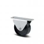 Miniature Castor, 14 mm Dia., Nylontyre, Plate Fitting - 2198 Poi 014 P 60 30 X 17 414899