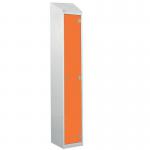 Laminate Splash Door Lockers Withsloping Top - 1 Compartment - Clementine Door 415035