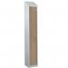 Laminate Splash Door Lockerswith Sloping Top - 1 Compartment - Oak Door 415081