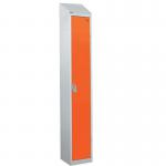 Laminate Splash Door Lockers Withsloping Top - 1 Compartment - Clementine Door 415085