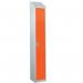 Laminate Splash Door Lockers Withsloping Top - 1 Compartment - Clementine Door 415085