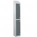 Laminate Splash Door Lockers Withsloping Top - 2 Compartment - Graphite Grey Doors 415090