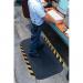 Floor Mat, Diamond Grip,16 mm Thick, Yellow Border 117 X 175 cm 415225
