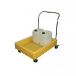 Lightweight plastic platform drum trolley 415255