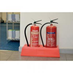 Double Fire Extinguisher Stand 415257