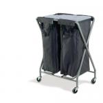 Folding Linen Trolley With 2 X 100L Bags