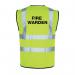Hi Vis Vest - 3 Xlargewith Print Fire Warden 415456