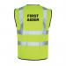 Hi Vis Vest - Mediumwith Print First Aider 415459