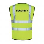 Hi Vis Vest - Xlargewith Print Security 415468