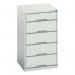 Medium Duty Greygrey Drawercabinets, 1 X 125 mm and 4 X 175 mm Drawers 415499