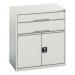 Medium Duty Greygrey Drawer Cabinets,1 X 125 Mm, 1 X 175 mm Drawers and 1 X 525 mm Cupboard 415502