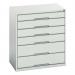 Medium Duty Greygrey Drawer Cabinets,1 X 100 Mm, 3 X 125 mm and 2 X 175 mm Drawers 415505