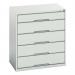 Medium Duty Greygrey Drawercabinets,1 X 125 mm and 4 X 175 mm Drawers 415508