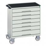 Verso Drawer Cabinet Greygreyh X W X D 965 X 800 X 550 Mm, with 7 Drawers 415532