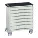 Verso Drawer Cabinet Greygreyh X W X D 965 X 800 X 550 Mm, with 7 Drawers 415532