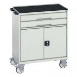 Verso Drawer Cabinet Greygrey H Xw X D 965 X 800 X 550 Mm, with 2 Drawers & Cupboard 415535