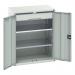 Kitted Cupboard Greygrey 800 Wide 1 Drawer 2 Shelves 415574