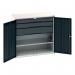 Kitted Cupboard Anthracitegrey 1050 Wide 3 Drawers 1 Shelf 415590