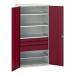 Kitted Cupboard Redgrey 1050 Wide 3 Drawers 4 Shelves 415603