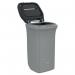 Lockable confidential waste wheelie bin 415723