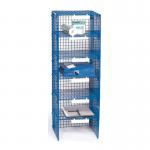 Mail Sort Unit with 6 Compartments Blue 415764