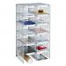 Mail Sort Unit with 12 Compartments Grey 415766