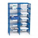 Mail Sort Unit with 12 Compartments Blue 415767