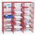 Mail Sort Unit with 18 Compartments Red 415771