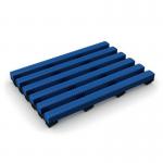 Heronrib, Pvc Leisure Safety Mat, 1200mm X 10M Roll, Blue 415812