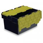 Container Attached Lid 54 Ltr Yellow Lid