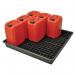 Drum storage drip trays with sump grid 416071