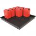 Drum Tray With Container Stand For 16 X 