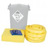 90 Litre Chemical Spill Refillkit for Use with Round Yellow Bin 416162