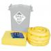 90 Litre Chemical Spill Refillkit for Use with Round Yellow Bin 416162