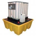 Ibc Spill Pallet,stackable, Yellow 416181