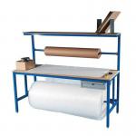1200 mm X 900 mm X 900 mm Mdf Top Packingworkbench with Mdf Upper Shelf, Drawer, 2 Rolls 416208