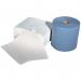 Spillpod Duo Refill Pack: Oiland Fuel Blue Paper Roll & 75 Absorbent Pads 416235
