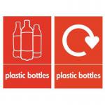 Plastic bottle recycling display boards x2 416990