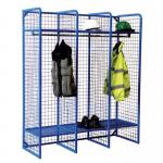 Wire Mesh Storage- Wall Mounted Unit 417034