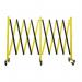 Flexpro Expanding Barrier, Steelaluminiumin Yellowblack Extending to 4.9 m 417038