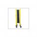 Flexpro Expanding Barrier, Steelaluminiumin Yellowblack Extending to 4.9 m 417038