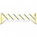 Flexmaster Expanding Barrier,plastic in Yellowblack Extending to 3.4 m 417039