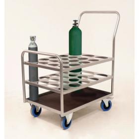 Slingsby 19 bottle oxygen cylinder trolley 417045