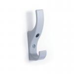 Nylon Hat & Coat Hooks.pack of 5. Light Grey 417068
