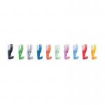 Nylon Hat & Coat Hooks. Pack of 10 417069