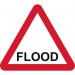 600 mm Tri Temporary Sign - Flood 417077