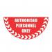 Authorised Personnelhalf Circle Floor Marker 417102