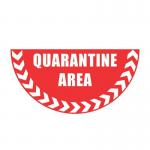 Quarantine Areahalf Circle Floor Marker 417104